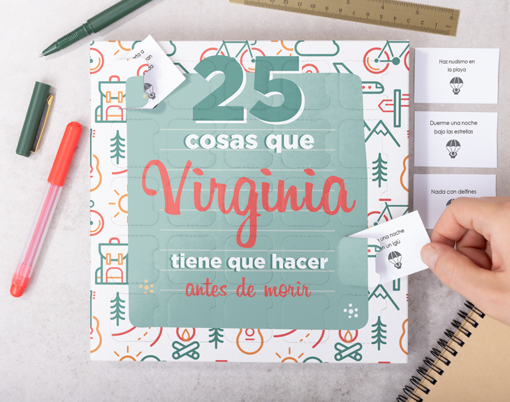 Caja 25 cosas que hacer antes de morir - Regalo Original